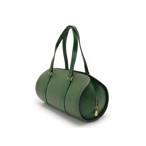 Louis Vuitton Borneo Epi Soufflot Pouch Green